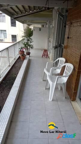 Excelente apartamento com área externa no jardim Icaraí.