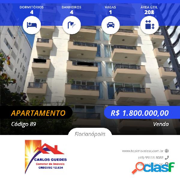 Lindíssimo Apartamento à Venda na Avenida Beira Mar Norte