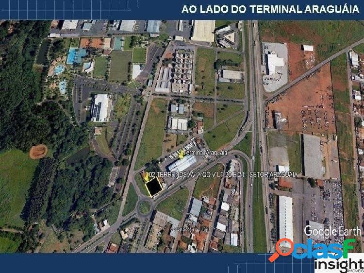 Vende Área de 808,32 m² ao lado do Terminal Araguaia
