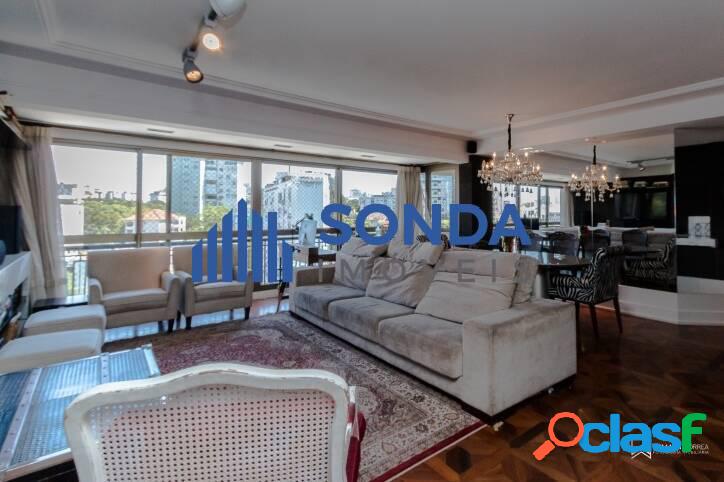 Apartamento 4 dormitórios, 3 suítes, 3 vagas. Moinhos