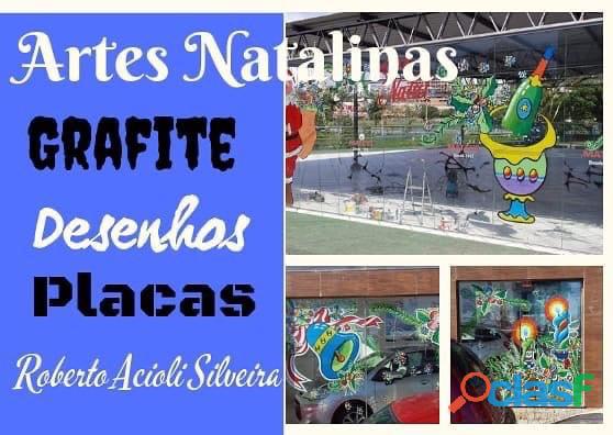 Comunicação Visual Letreiros Grafite Desenhos em 3D