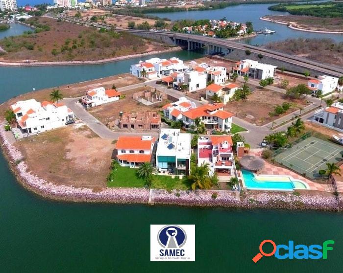 LOTE RESIDENCIAL EN USD$400.00 X M2 EN MARINA REAL MAZATLAN