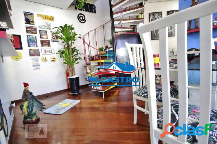 Apartamento Cobertura Duplex, 02 Dormitórios, Mobiliado,