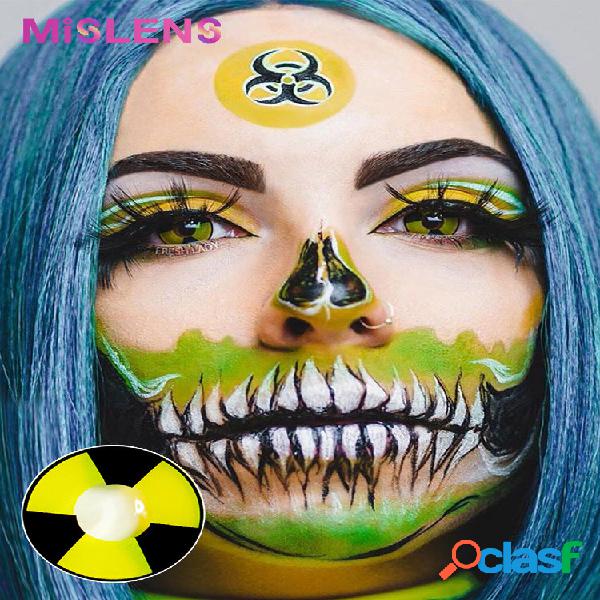 2 Pcs Química Biohazard sem prescrição de lentes de