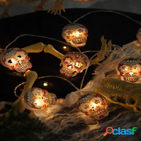20/10/30 Leds Halloween Skeletons Light String Festival Bar