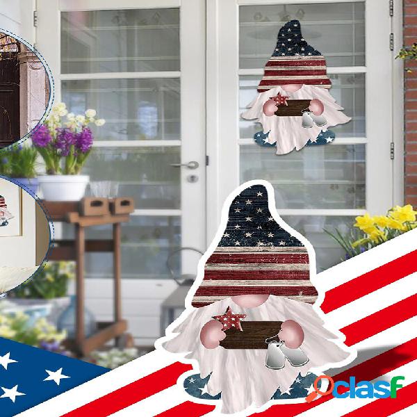 1 PC Dia da Independência Americana Decoração de gnomo