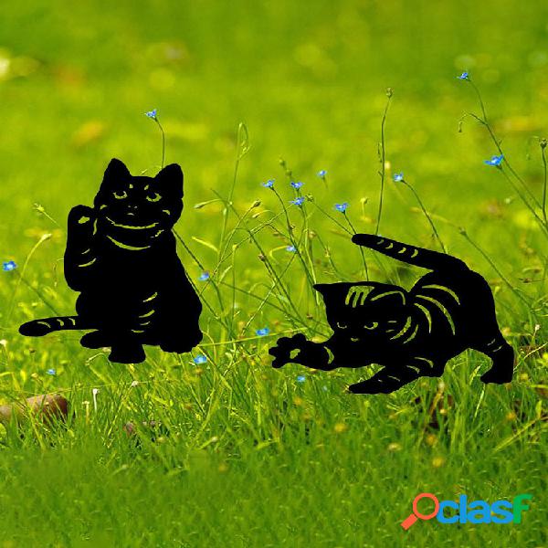 1 PC Inovador Acrílico Simulação Cartoon Gato Decoração