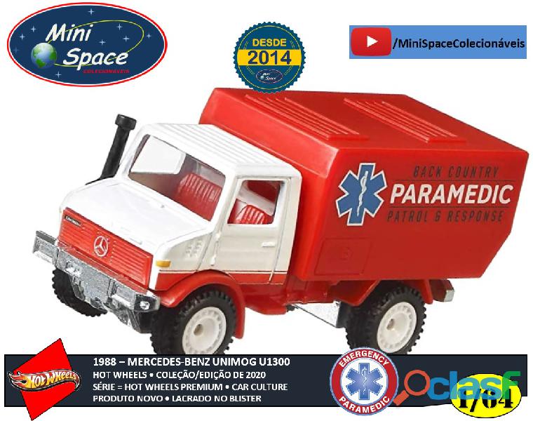 Hot Wheels 1988 Mercedes Benz U1300 UNIMOG 1/64