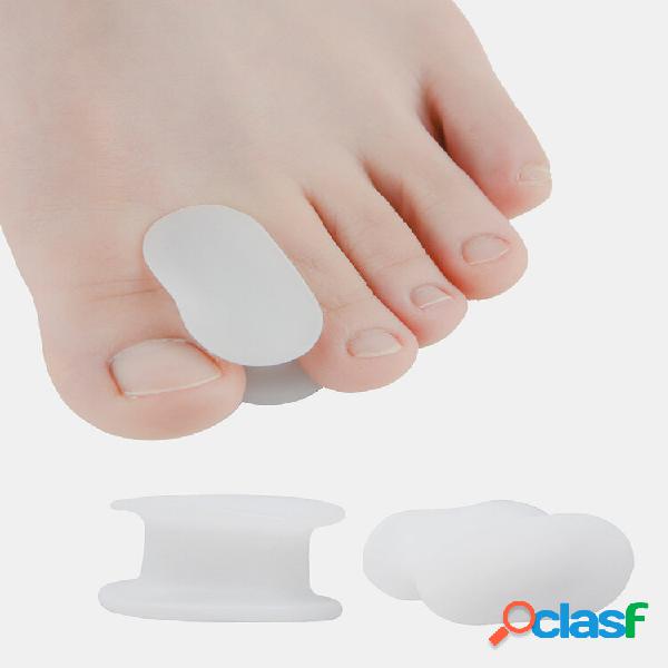 1 Par Silicone Separador de Gel para Dedo do Pé Espalhando