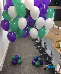 Balões com gás hélio