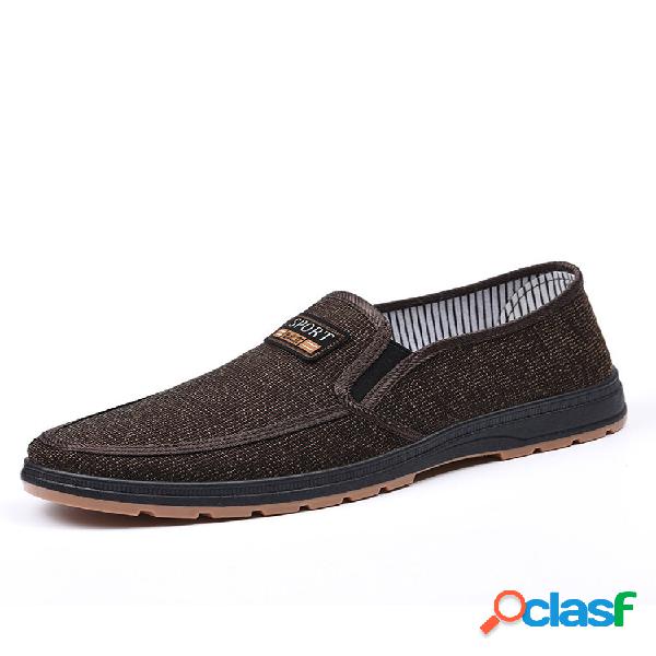 Masculino Brief Elastic Banda Slip on Soft Comfy Red Toe Old