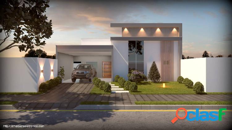 Casa com 2 suítes e área gourmet à venda