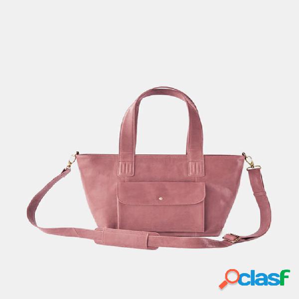 Porta-chaves feminino PU grande capacidade laptop Bolsa