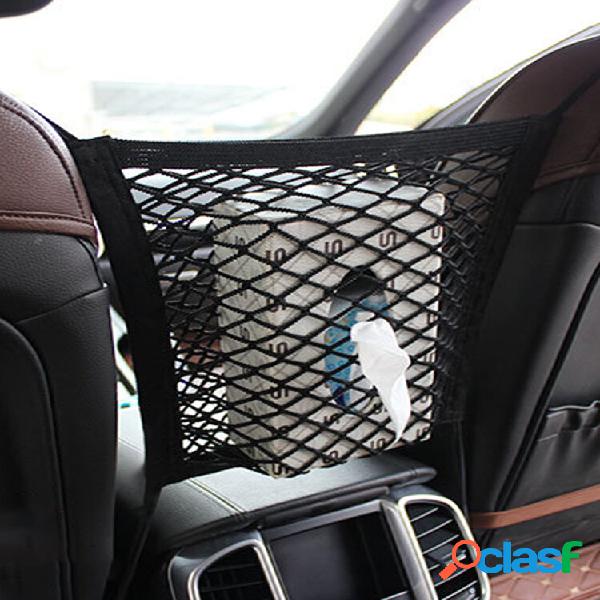 1 PC Universal Car Seat Side Storage Mesh Net Bolsa