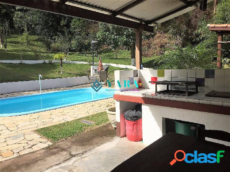 Sitio,Rodovia Oswaldo Cruz, com lago e piscina, Aceita