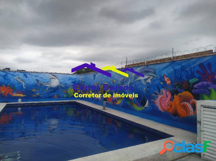 lindo Espaço com Piscina. São Vicente, SP, Jardim Rio