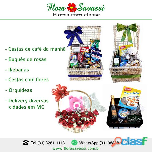 CESTA DE CAFÉ DA MANHÃ em Cláudio, Itaguara, Moeda,