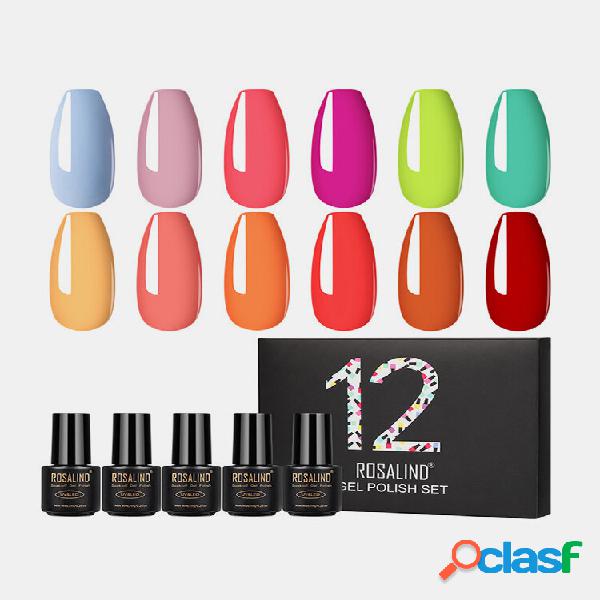 Conjunto de polonês de gel 12 unidades para manicure UV Gel