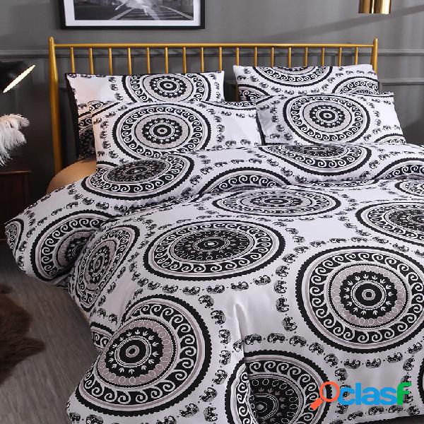 2/3 Pcs Bohemian National Style Geometric Padrão Conjunto