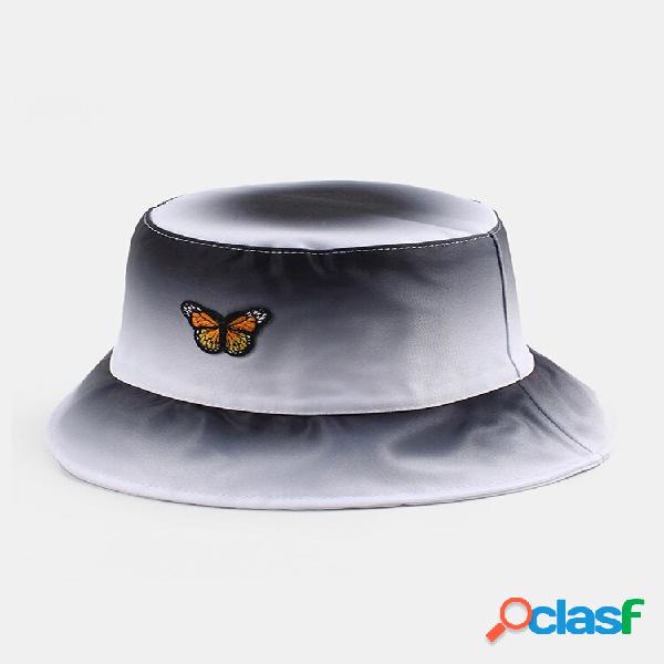 Feminino Dacron Water Ripple Ombre Patch de borboleta