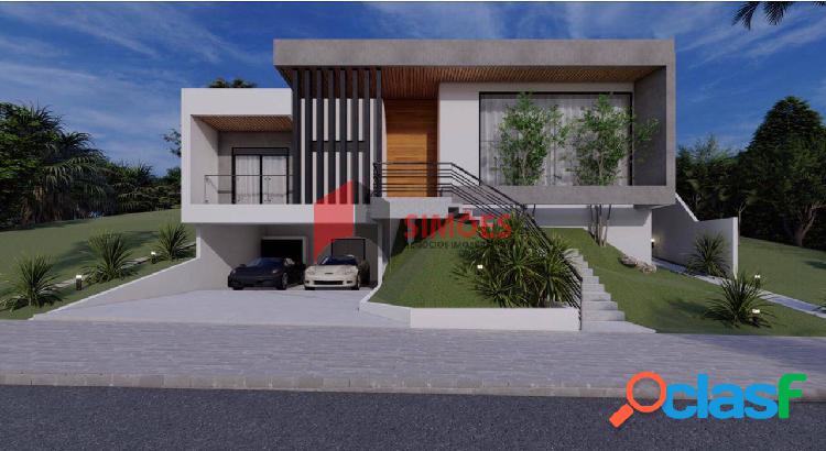 Linda casa térrea 4 suítes c/ piscina em condomínio -
