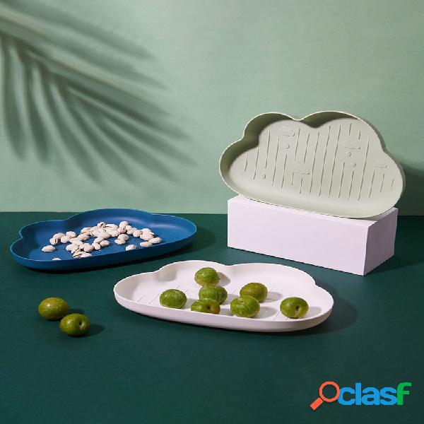 1 pc placa em forma de nuvem lanche nozes doces mesa