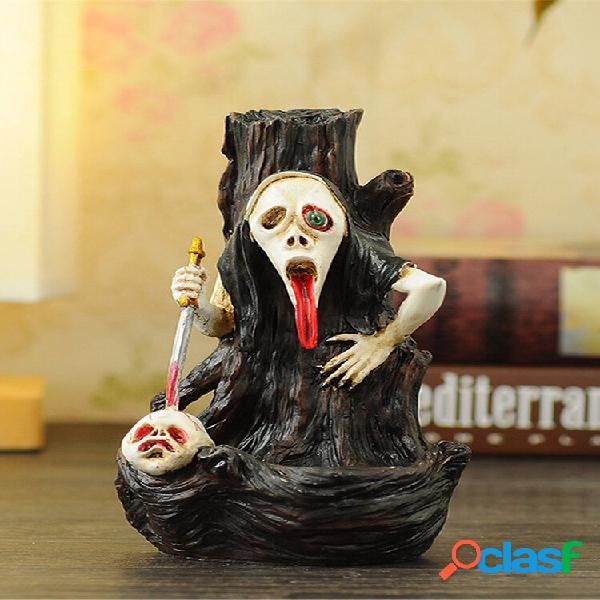 1 PC Backflow Incense Burner Waterfall Holder Halloween