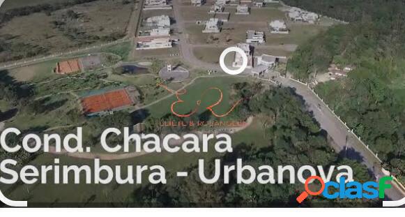 Terreno com 1.200m² no condomínio Chácara Serimbura