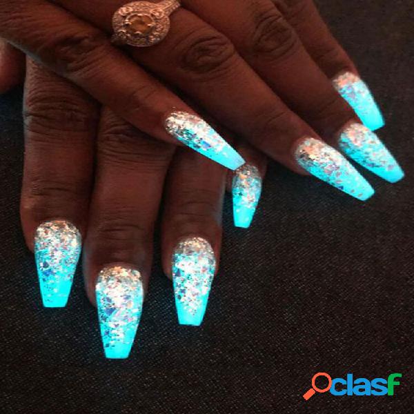 12Pcs Luminous Unhas Kit de Gel Polonês UV LED Gel Cor