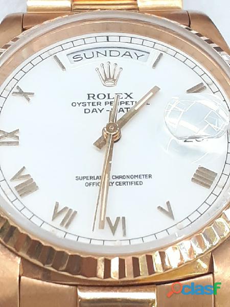 Relógio marca Rolex modelo presidente todo ouro