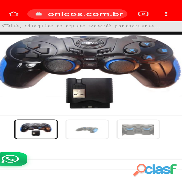 Controle Wireless PC Windows Android PS1 PS2 PS3