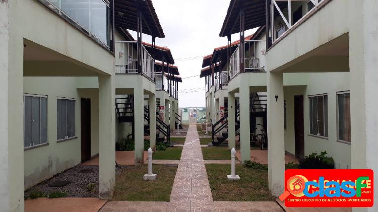 Casa em condomínio de frente para a Praia do Foguete