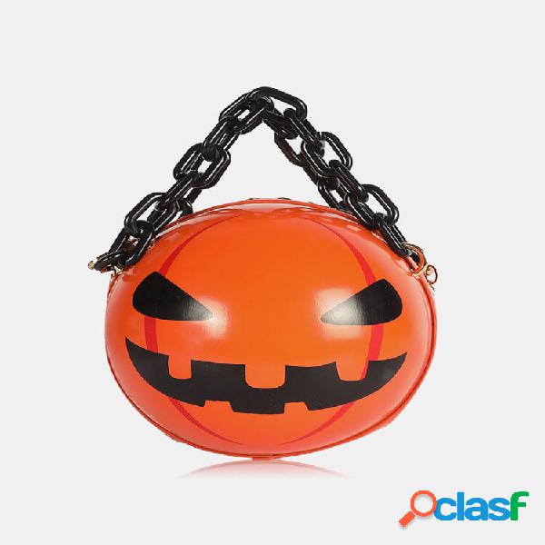 Forma de bola de couro falso feminino tema de Halloween
