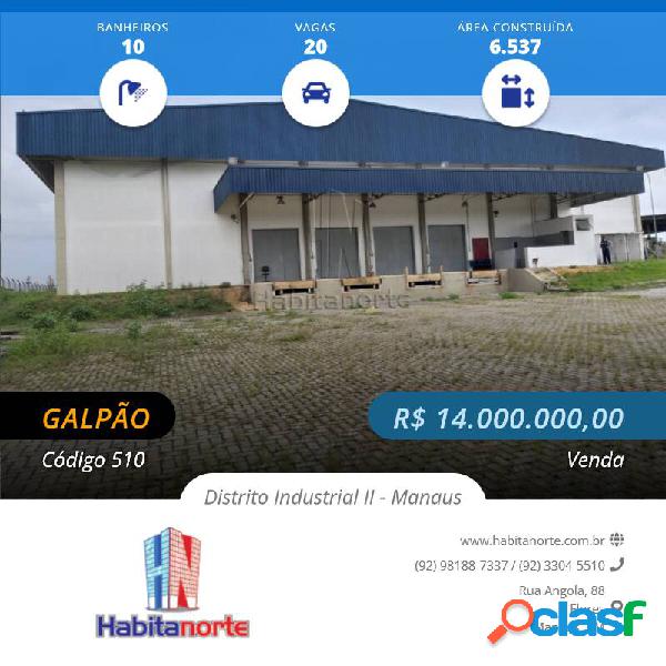 GALPÃO 6.537M² VENDA NO DISTRITO INDUSTRIAL MANAUS