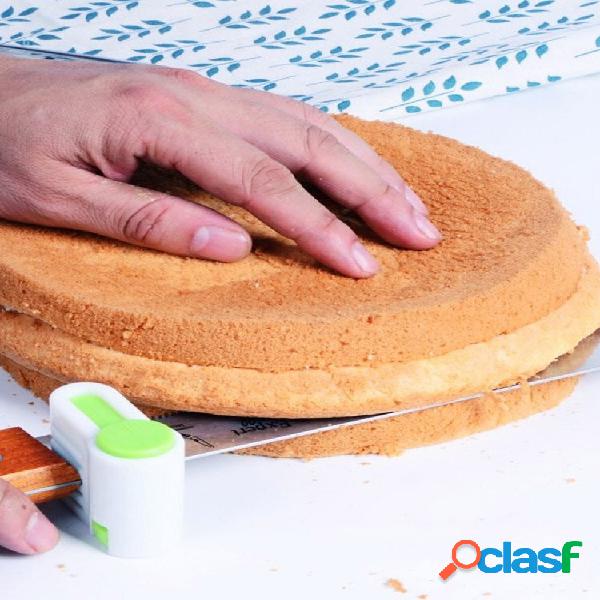 2 PCS A Set DIY 5 Camadas Bolo Cortador de Pão Nivelador
