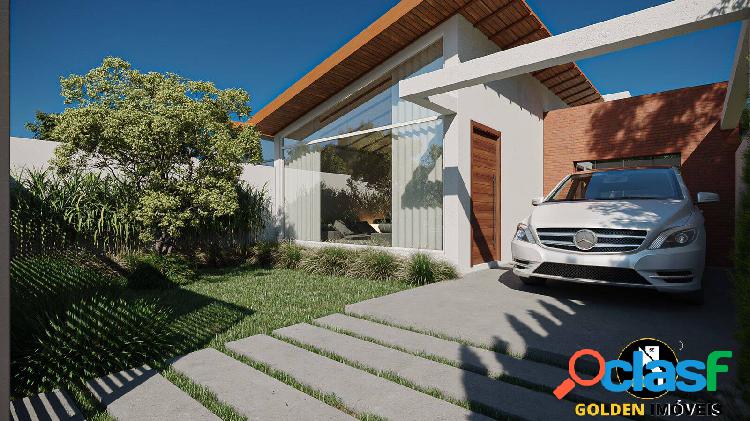 CASA 03 DORMITORIOS COM SUITE E PISCINA EM TIJUCAS-SC