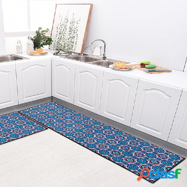 Estampa floral geométrica Padrão Soft cobertor de porta