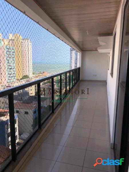3 Quartos (1 Suíte), Frente, Andar Alto, Sol da Manhã,
