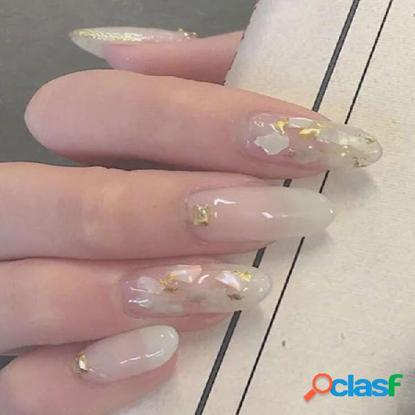 9 cores misturadas Unhas Acessórios de arte Peças de