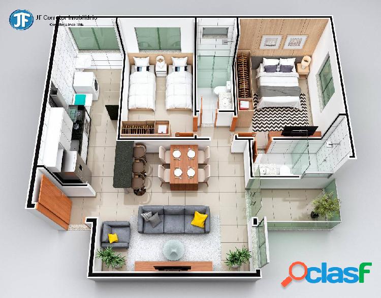 APARTAMENTO 2 QUARTOS COM SUÍTE - CANAÃ