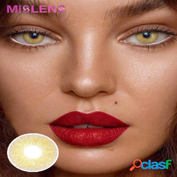 【Compre 2 e leve 1 grátis】 2 Pcs Queen Brown Lentes de