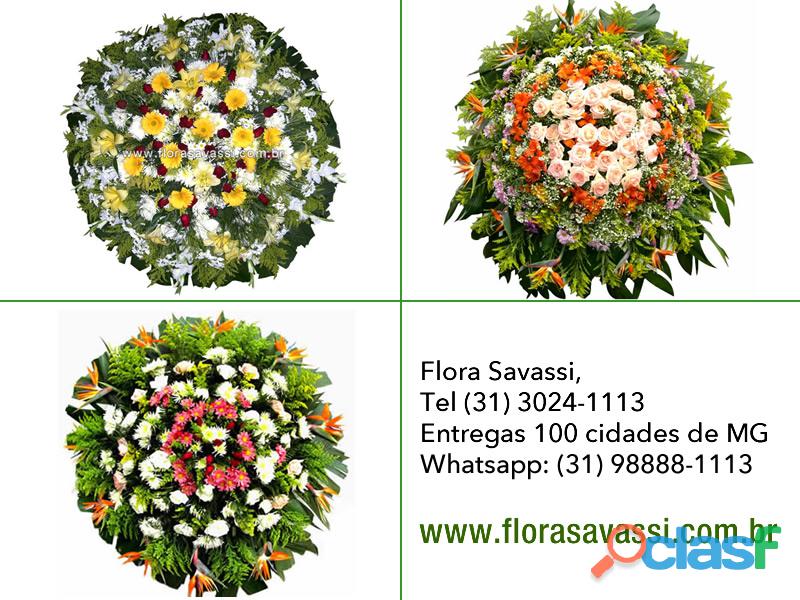 Bom Despacho MG floricultura entrega coroa de flores