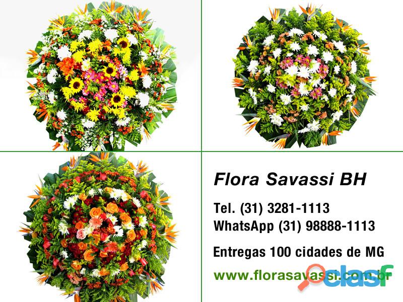 Cláudio MG floricultura entrega coroa de flores fúnebre