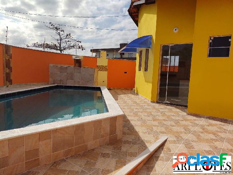 Casa nova com piscina no Jamaica em Itanhaém !!