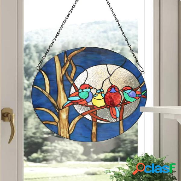 1 PC Decoraçãoação de casa manchada Suncatcher Disco de