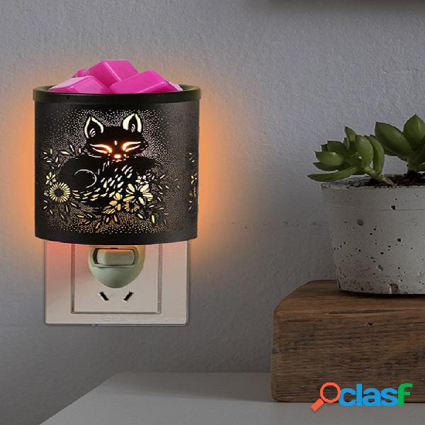 1 Pc Fox Padrão Decoração Candeeiro de parede com vela