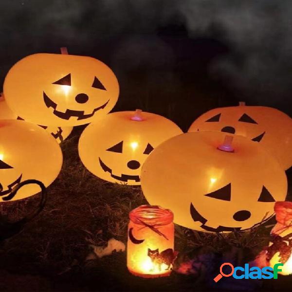 5/20 Pcs Halloween Crianças Presente Abóbora LED Acender