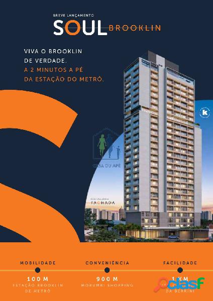 Oportunidade Apartamento no Condomínio Soul Brooklin a