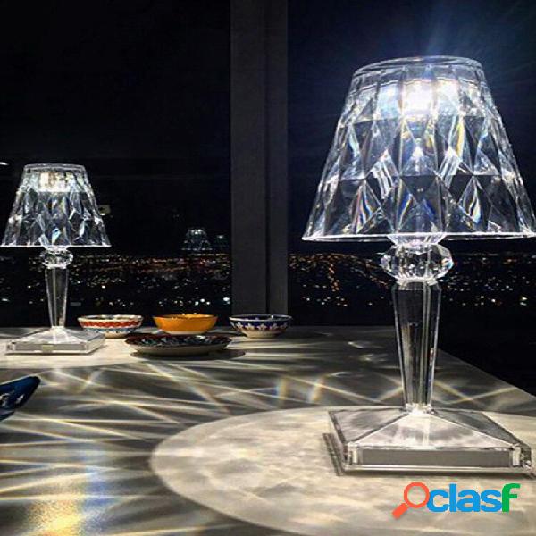 1 Pc Romântico Diamante Cristal Lâmpada Bar Decoração