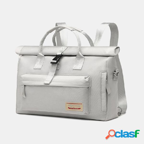Mochila feminina multifunções casual de grande capacidade